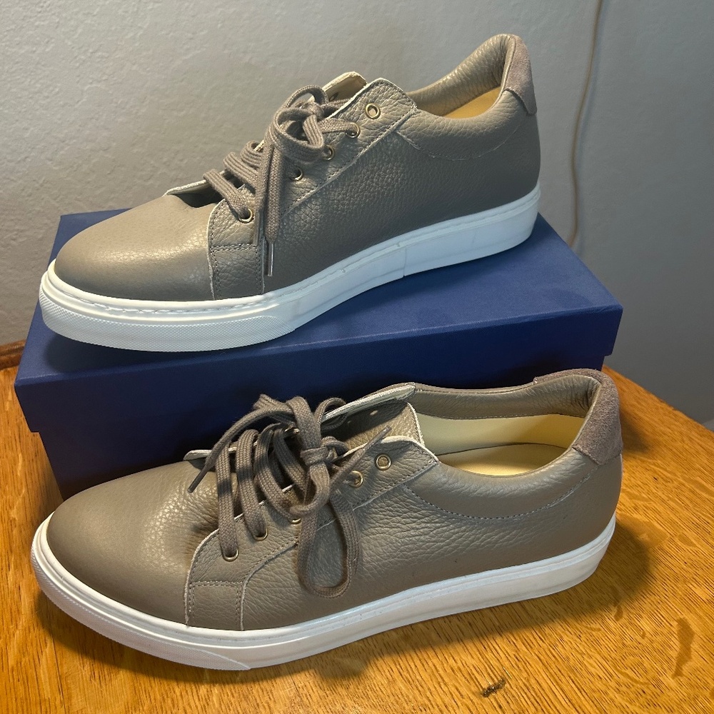 Sarah Flint | Perfect Sneaker |Almond Toe low-top | Grey | Sz 41